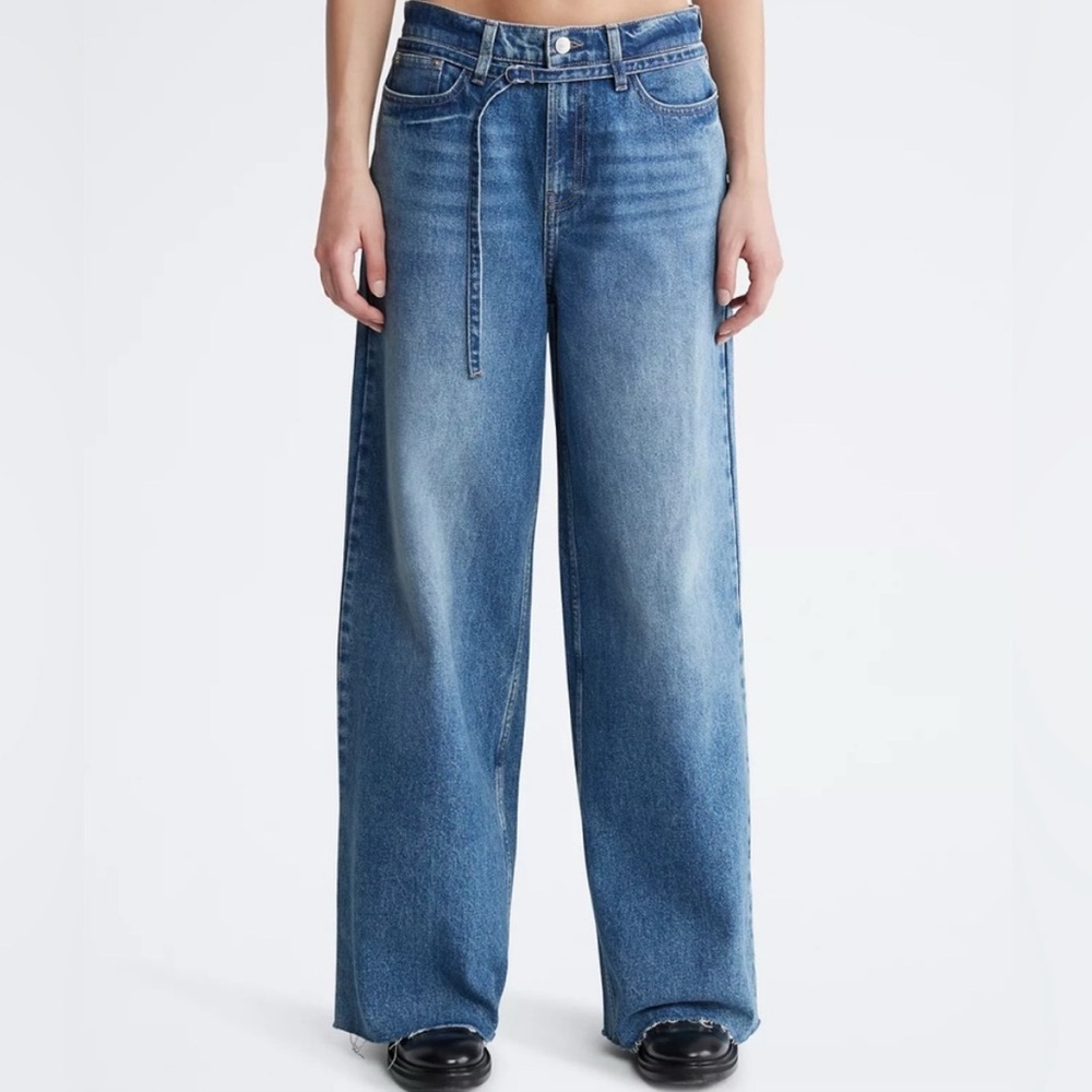 Ck Jeans Wide Leg Jeans